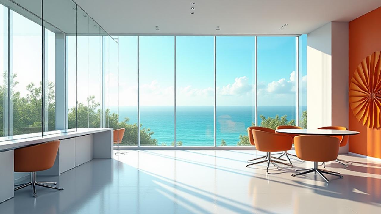 Sophisticated office overlooking George Town skyline